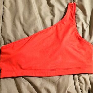 Asymmetrical One Shoulder Bikini/Sports Top
